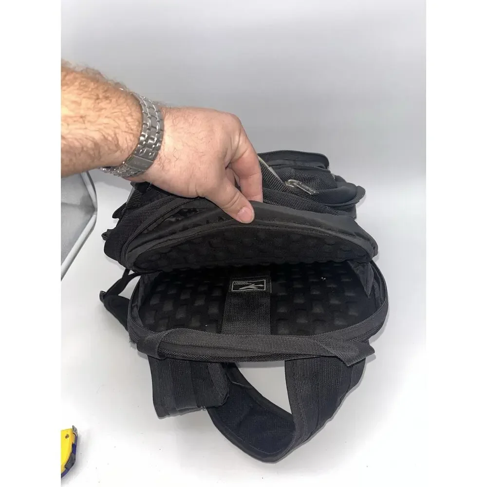 LEVEL8 Laptop Backpack, Work Backpack for Men Women, Travel Computer Black